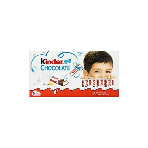 Caixa de Chocolate Kinder com 32 Unidades 400g