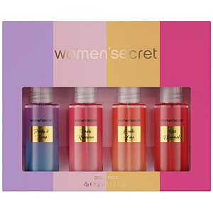Névoa Corporal Tailored Women'secret Color - 4 x 50mL