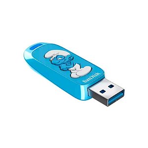 Pendrive Sandisk G46 64GB USB-A Smurfs Azul