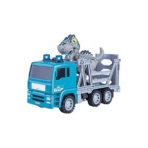 Caminhão com T-Rex Interativo Northsun Cinza