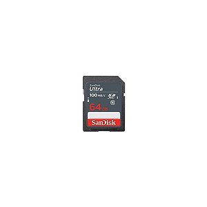 Cartão de Memória SD Sandisk Ultra 64GB Classe 10 - SDSDUNR-064G-GN3IN