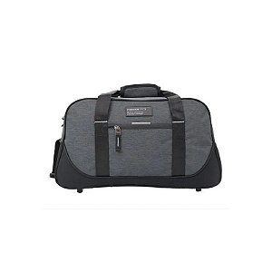 Bolsa de Viagem Chenson 26x49x22 Cinza com Preto