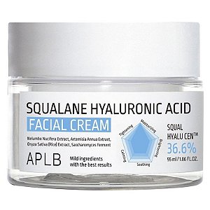 Creme Facial APLB Esqualano Ácido Hialurônico 36.6% - 55mL