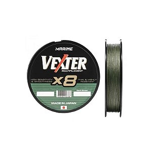 Linha de Pesca Marine Vexter X8 Multiverde 20LB 0.19MM 150M