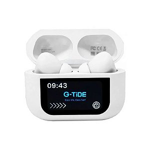 Fone de Ouvido Sem Fio G-Tide DWS1 com Cancelamento de Ruído Ativo - Branco