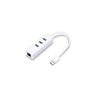 Hub USB 3.0 TP-Link UE330 de 3 Portas Ethernet RJ45