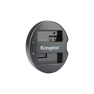Carregador de Bateria Kingma LP-E8 LCD USB Duplo