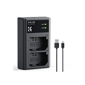 Carregador Duplo USB-C K&F NP-FZ100 28.0010