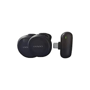 Microfone Sem Fio para Celular Satellite A-MK206 - Preto