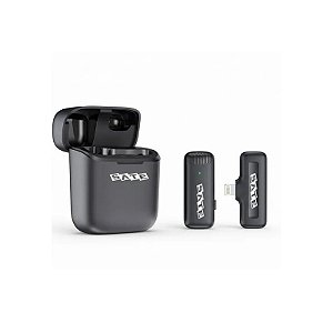 Microfone Sem Fio Satellite A-MK142 Lightning - Preto