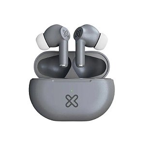 Fone de Ouvido Klip Xtreme Buds-Fi KTE-015GR Bluetooth Cinza