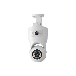 Câmera de Segurança Satélite A-CAM8004D 4MP Wi-Fi - Branco