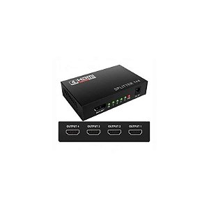 Divisor HDMI de 4 Portas 1080P 1X4 3D HDMI