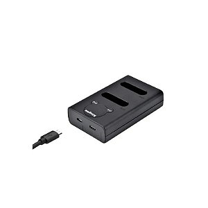 Carregador Kingma LCD USB Duplo LI-90B Olympus