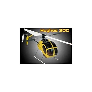 Fuselagem Hughes 300 Amarelo