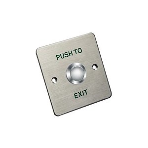 Botão de Abertura e Saída de Porta Vizzion DS-K7P01 Metálico