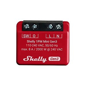 Interruptor Smart Shelly GEN3 1PM Mini 8A 110-240V FG3800235261590