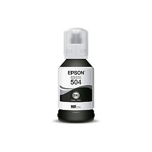 Garrafa de Tinta Epson T504 120 L4260 127ml - Preto