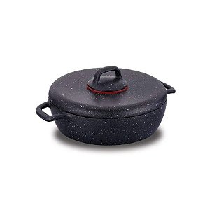 Panela Korkmaz A1354 com Tampa Preta 2,5L 24CM