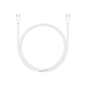 Cabo Apple MQKJ3ZM/A 60W 16I - USB-C / USB-C - 1 Metro - Nylon Trançado - Branco