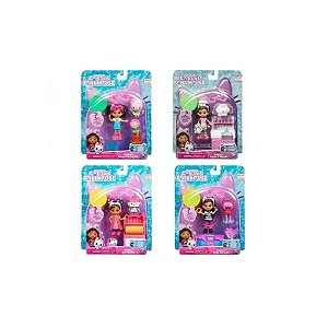 Conjunto de Brinquedo Variado Casa da Boneca Gabby com Acessórios