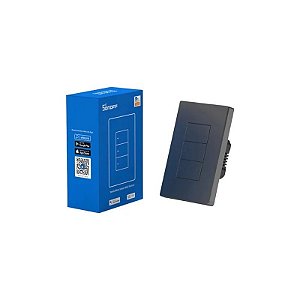 Interruptor Inteligente de Parede Wifi Sonoff 3 Botões M5-3C-120