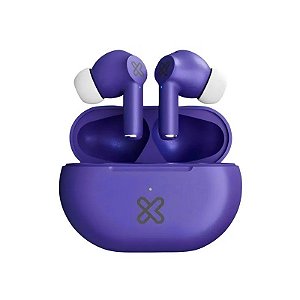 Fone de Ouvido Klip Xtreme Buds-Fi KTE-015PR Bluetooth - Roxo