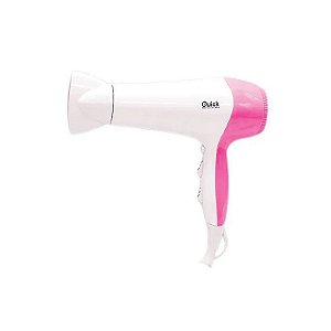 Secador de Cabelo Rápido 2000W Branco/Rosa