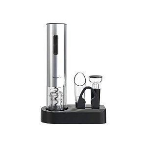 Abridor Elétrico de Vinho + Kit Xion XI-WINE15 - Inox