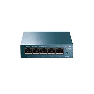 Switch TP-Link Hub 5 Portas LS105G 10/100/1000 Gigabit Caixa de Aço