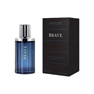Perfume Fragluxe Brave For Men Eau de Parfum Masculino 100ML