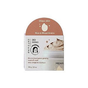 Máscara Facial Midha Grãos Mistos Brilhante 100G