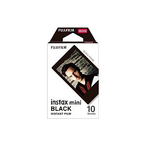 Filme Fujifilm Instax mini Preto 8,6cm x 5,4cm - 10 Folhas