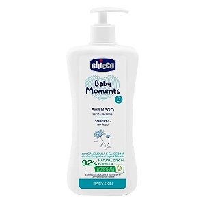 Shampoo Chicco Baby Moments Sem Lágrimas - 500mL