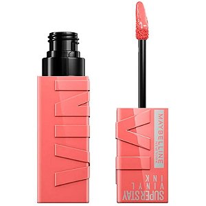 Batom Líquido Maybelline Super Stay Vinyl Ink 100 Charmed - 4.2mL
