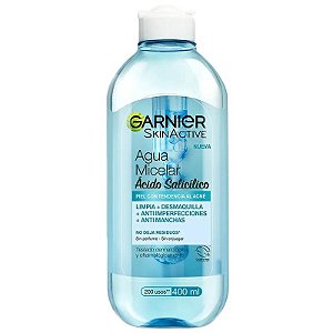 Água Micelar com Ácido Salicílico Garnier SkinActive 400ml