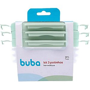 Kit de Potes Herméticos Buba - Verde - 18058