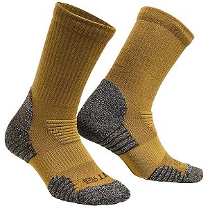 Meias 5.11 Tactical Duty Ready Ultra Crew Sock 1800015-389 Coyote