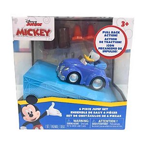 Carro Disney Junior conjunto de Obstáculos - Donald Duck (6 Peças)