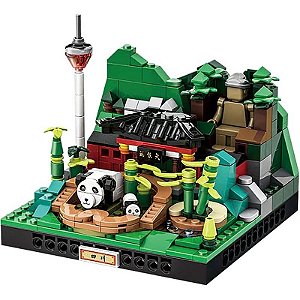 Blocos de Construção Wang City Microcosmo Si Chuan - 3105 (294 peças)