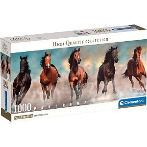 Quebra-cabeça Clementoni Cavalos - 39875 (1000 peças)