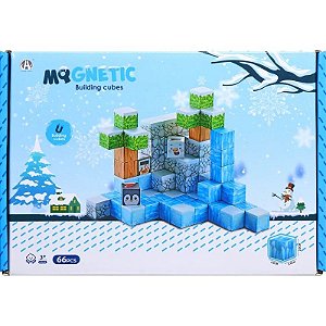 Blocos Magnéticos de Construção Magnetic Chuang Huang - CH1310 (66 peças)