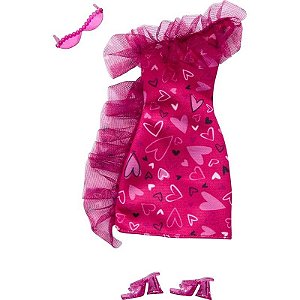 Kit de Roupas para Boneca Barbie Fashion Pack Mattel - HRH36