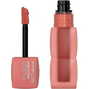 Batom Líquido Maybelline Super Stay Teddy Tint 15 Skinnydip - 5mL