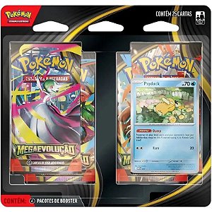 Cartas Pokémon Megaevolução Psyduck - 10-10051-101 (25 cartas)