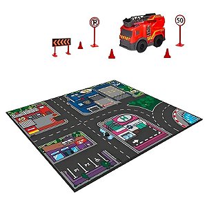 Tapete de Jogo Micro Sos Playmat Dickie Toys - 20 374 6018