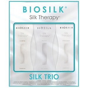 Kit Champú+Acodicionador+Tratamiento BioSilk Silk Therapy (3 de 207mL)