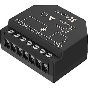 Interruptor Inteligente Ezviz Wi-Fi Relay 1PM CS-T35 Preto