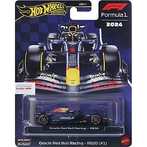 Carro Fórmula 1 Oracle Red Bull Racing RB20 Hot Wheels Premium - Mattel HRV11 JBM12