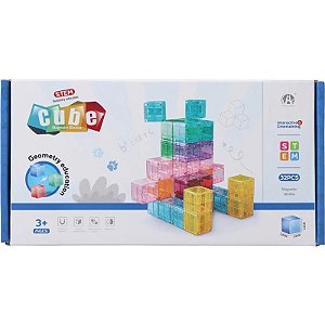 Jogo de Cubos Magnéticos de Construção Magnetic Chuang Huang - CH1445 (32 peças)